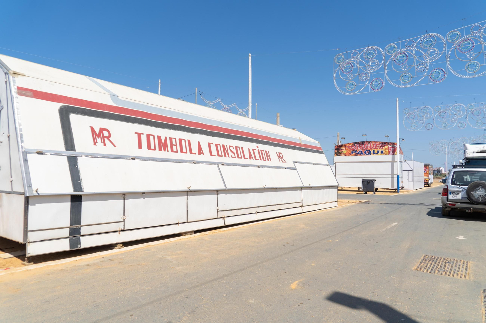 Imágenes de las Fiestas Colombinas días antes de su inauguración