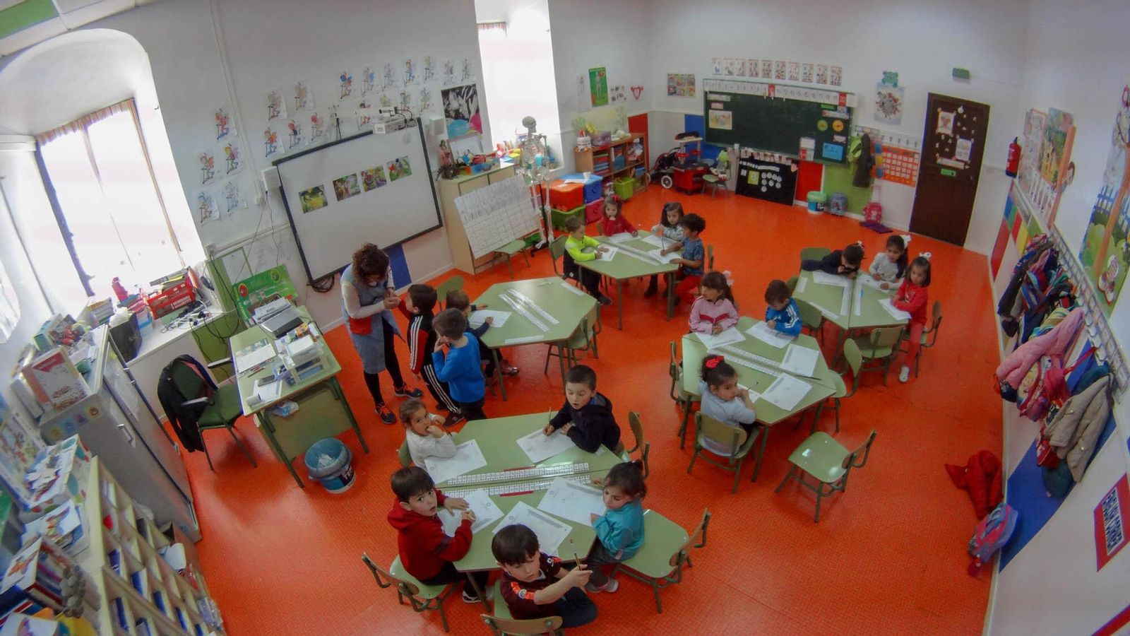 Educación infantil, una de las etapas que hay en los centros SAFA