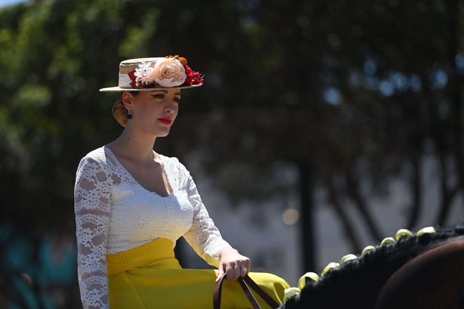 Las fotos del lunes festivo en la Feria en Málaga