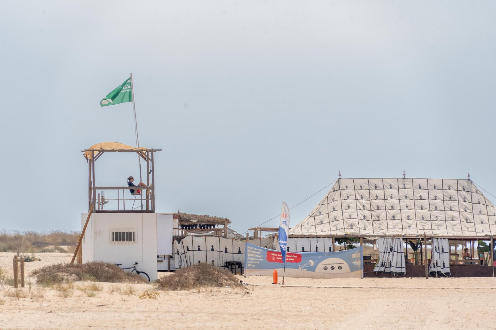 El ambiente de las playas de Huelva el domingo 24 de agosto