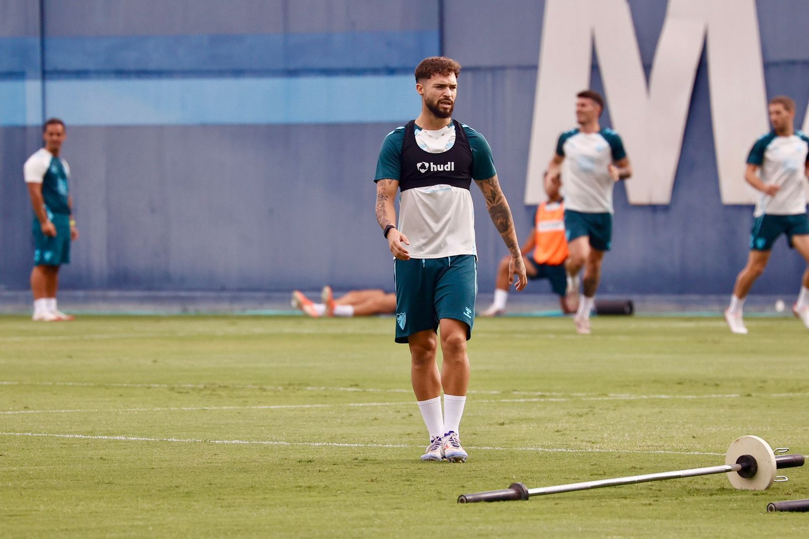 Rafita, del filial, novedad en el entrenamiento ante la baja de Carlos Puga