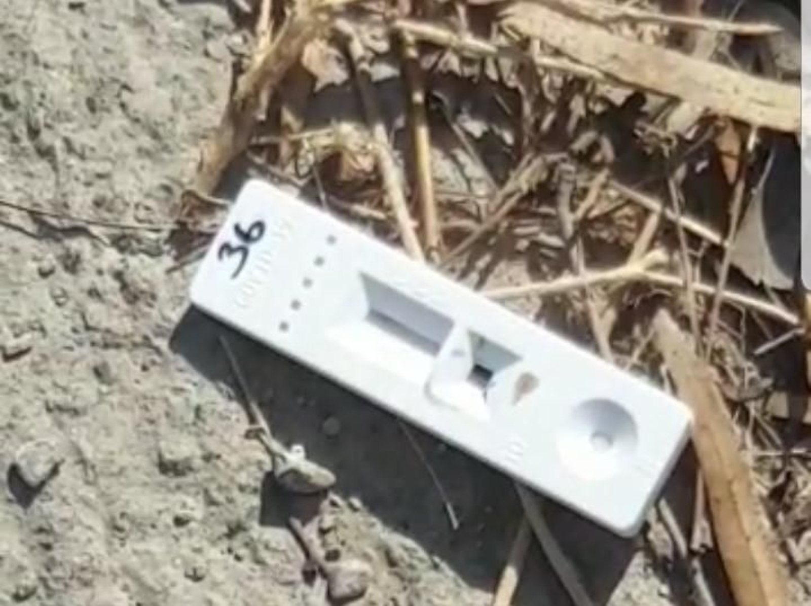 Test tirados por las inmediaciones del IES Sol de Portocarrero de La Cañada.