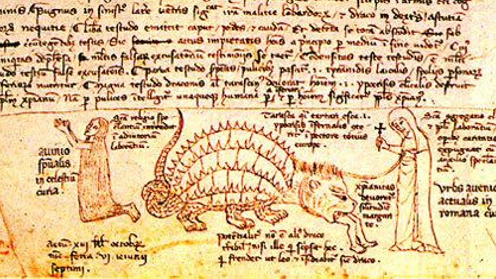 Era un serpiente gigante que obedecía a las mujeres bellas