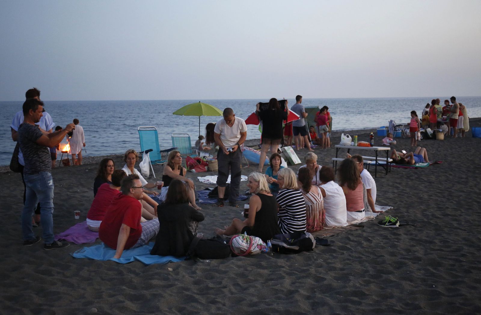 La noche de San Juan el año pasado.