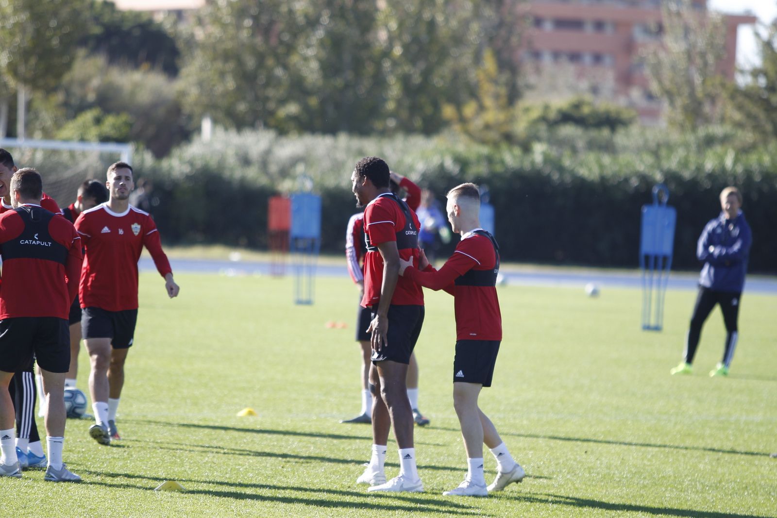 Fotogalería del entrenamiento del Almería previa al partido ante el Numancia