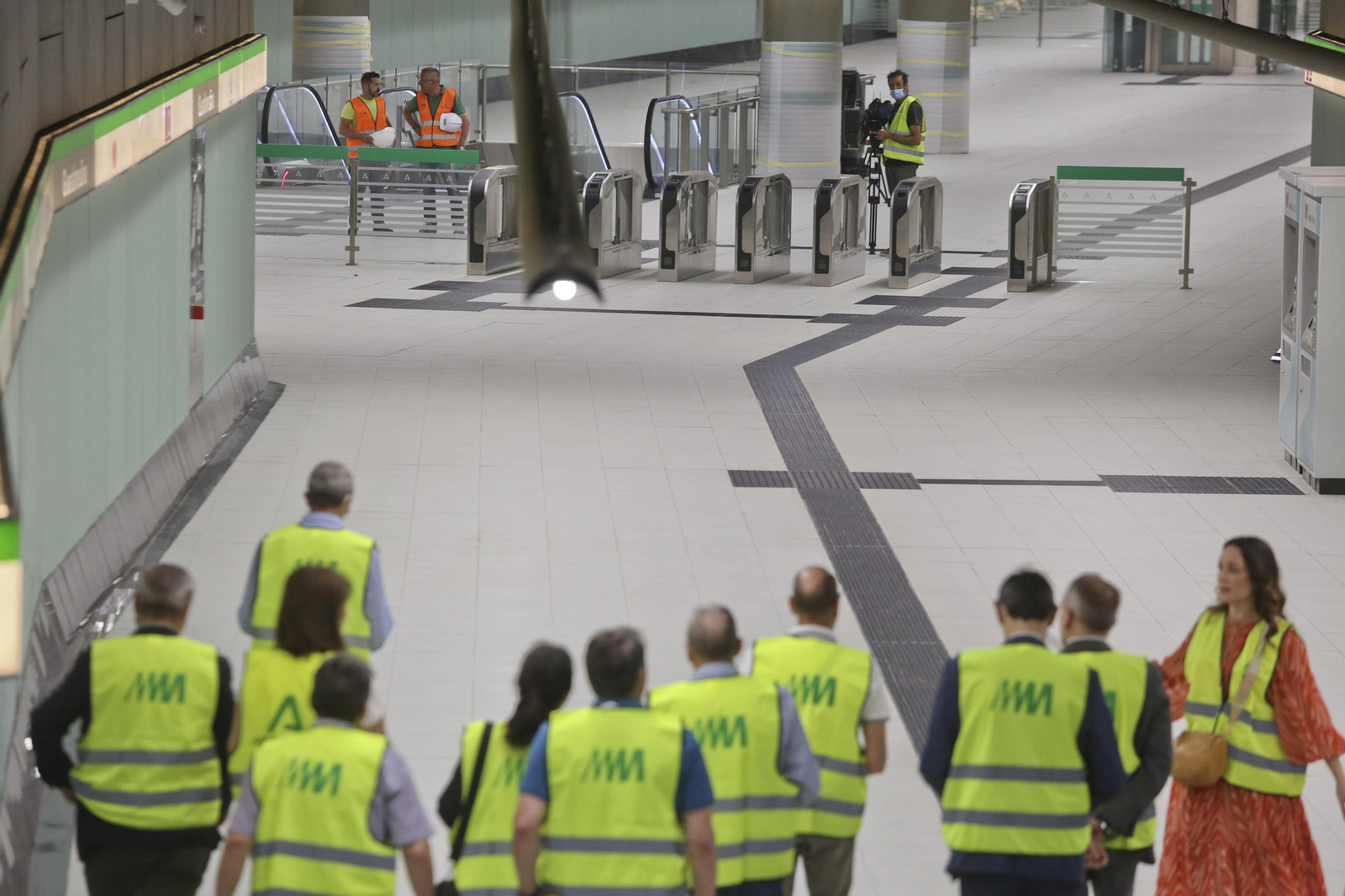 El Metro al Centro de Málaga: fotos de las estaciones Atarazanas y Guadalmedina El Metro al Centro de Málaga: fotos de las estaciones Atarazanas y Guadalmedina