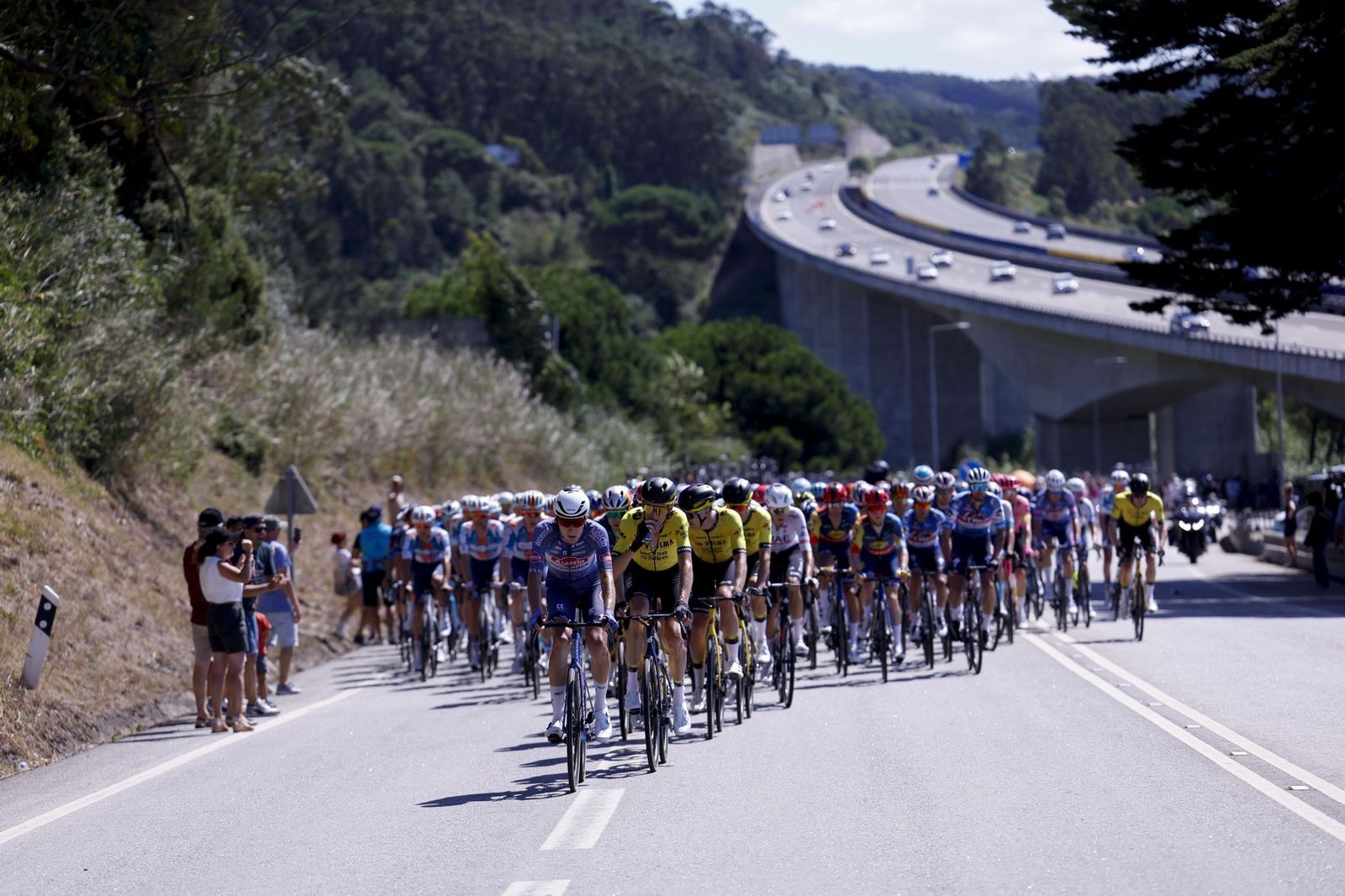 Luis Ángel Maté, protagonista en la fuga de la Vuelta a España