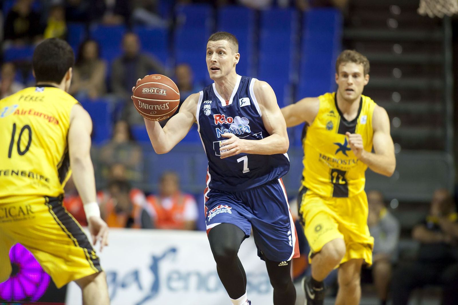 McGrath, en un partido con Obradoiro.