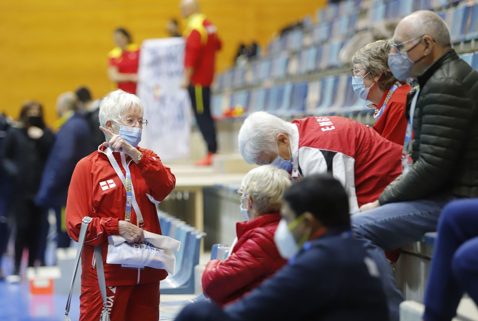Imágenes del primer día de competición del Mundial senior de bádminton de Huelva 2021
