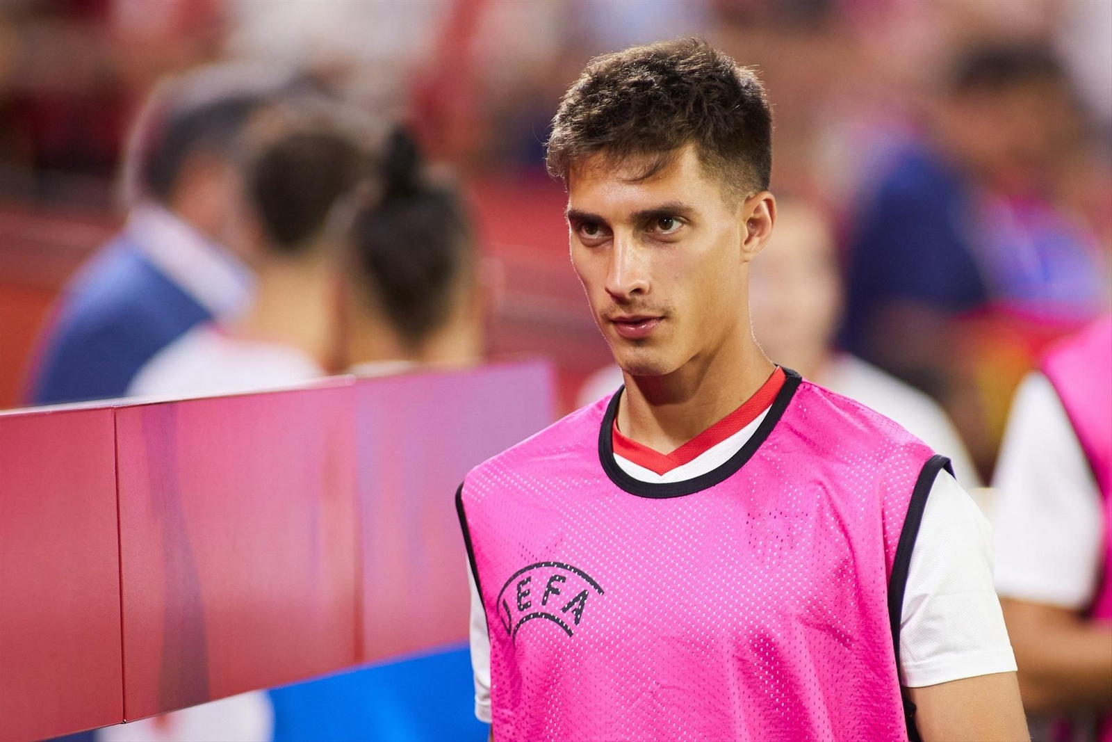 Gattoni, en el partido entre el Sevilla e Independiente del Valle