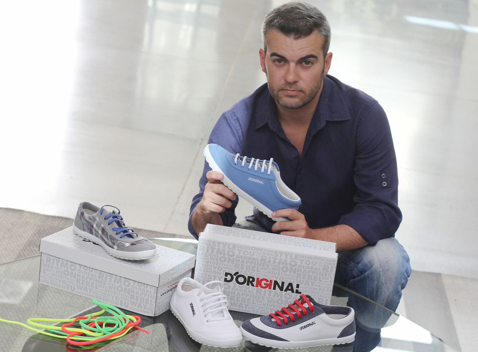 Pedro Franco, uno de los fundadores de la firma sevillana de zapatillas D'Original.