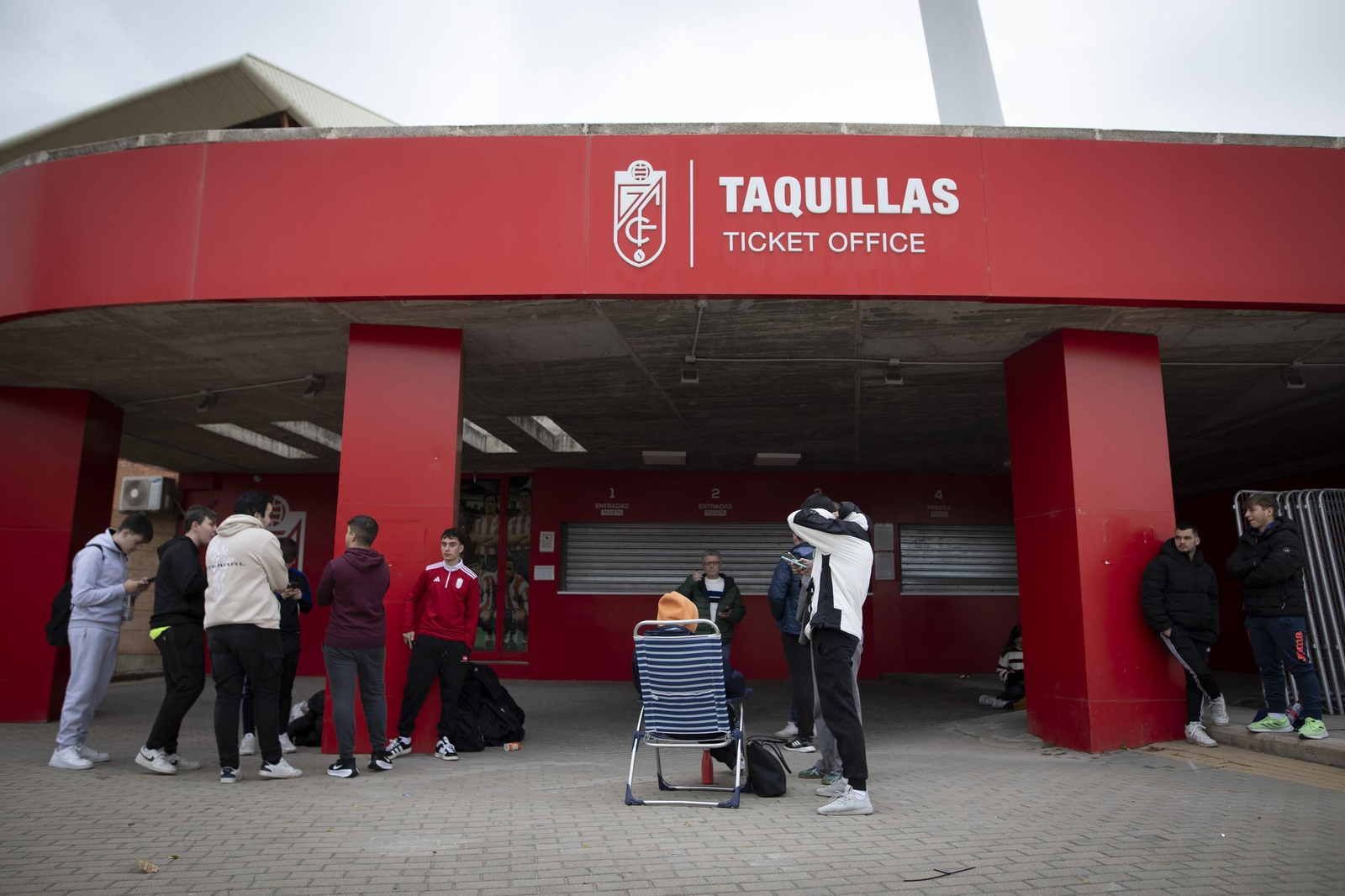 Taquillas del Estadio de Los Cármenes.