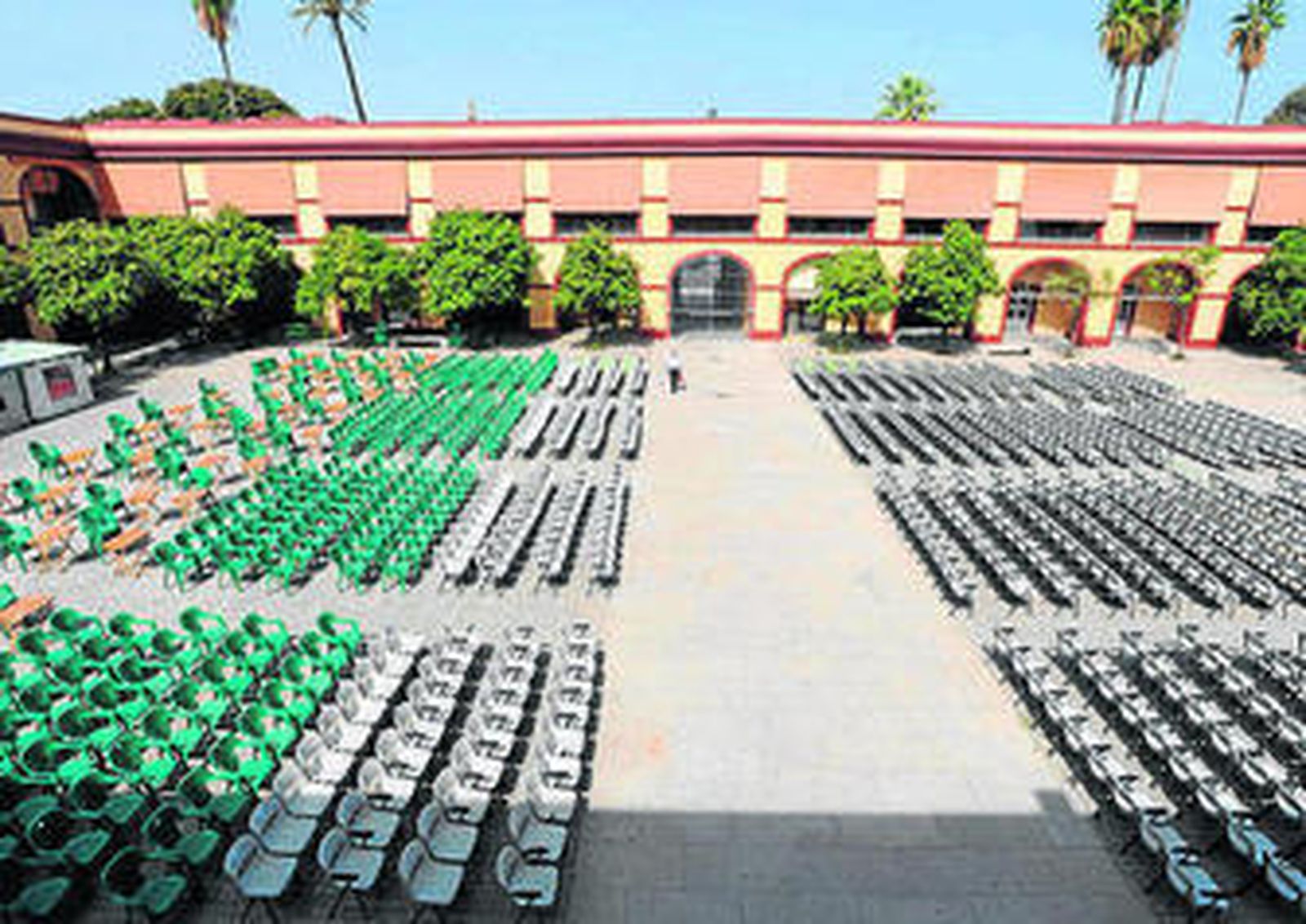 Una imagen del Cine de Verano de la Diputación de Sevilla.