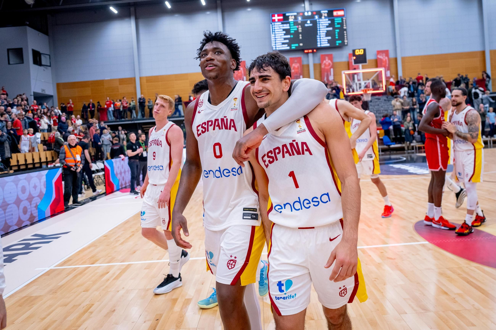Las mejores fotos del Dinamarca-España de baloncesto