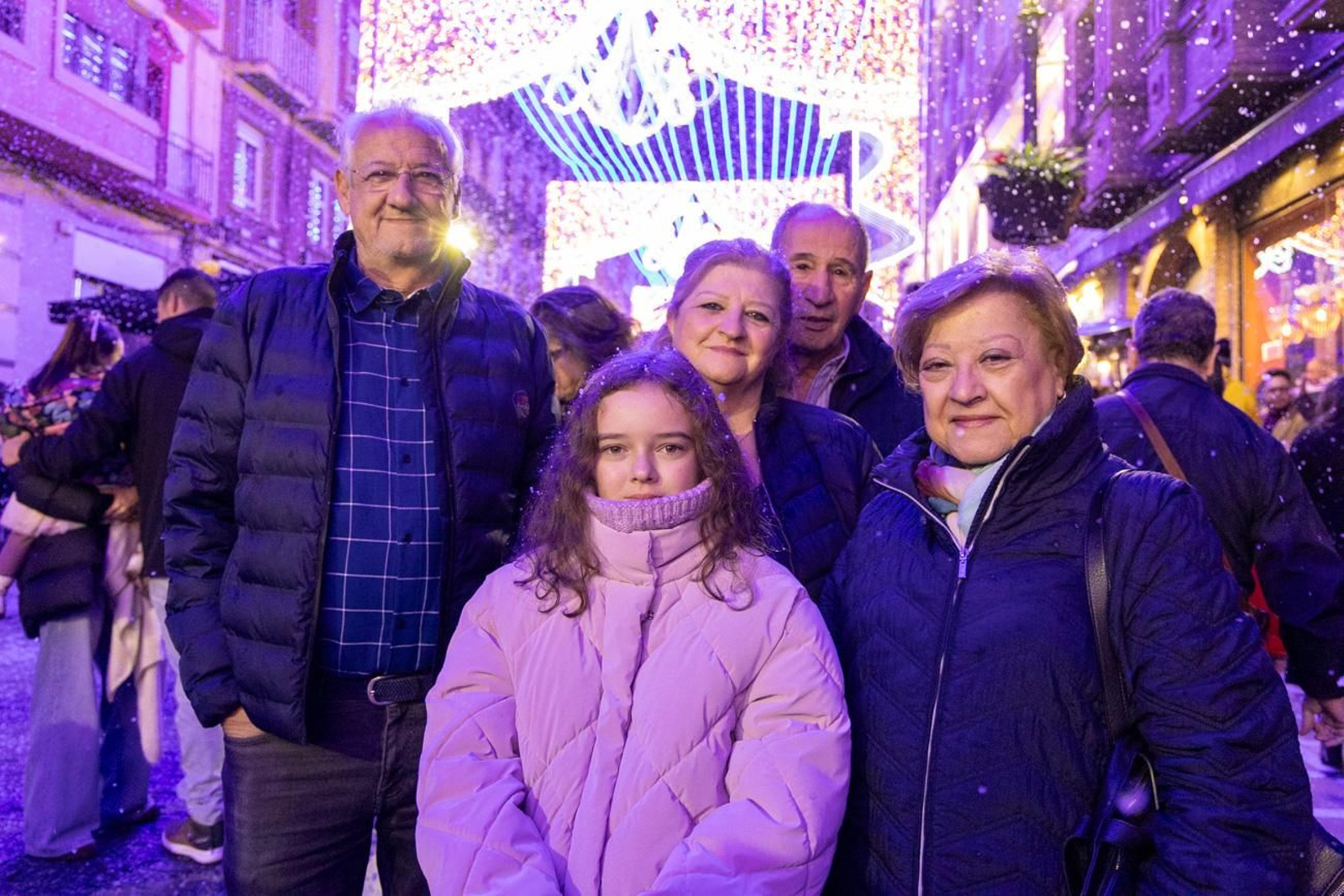 Iluminación navideña de la calle Bernabé Soriano