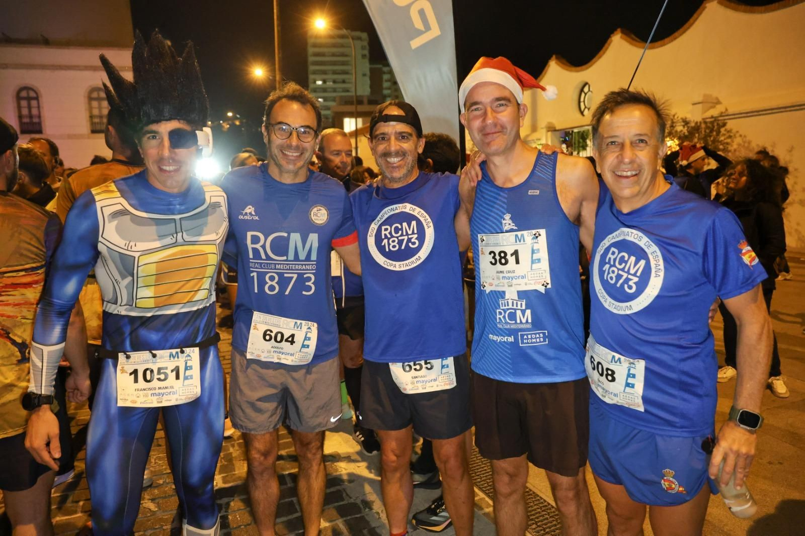 Las fotos de la San Silvestre del Real Club Mediterráneo en Málaga