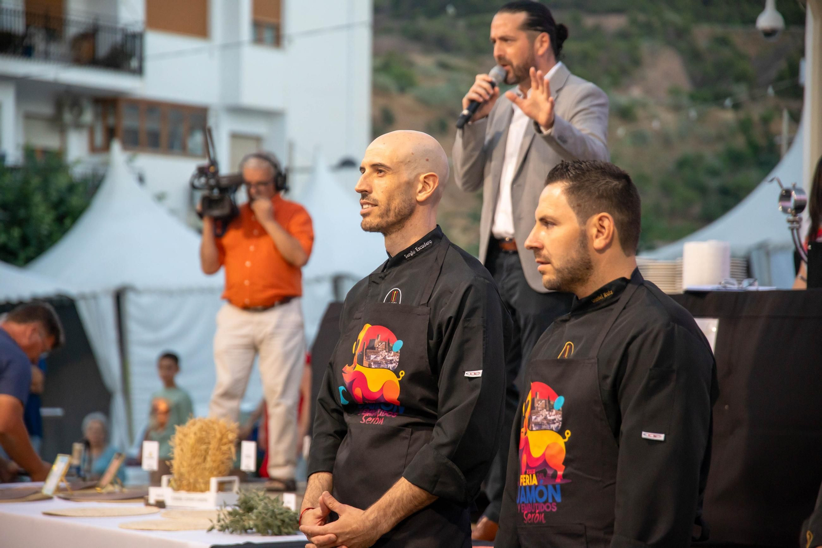 Concurso de cortadores de jamón en Serón, en imágenes