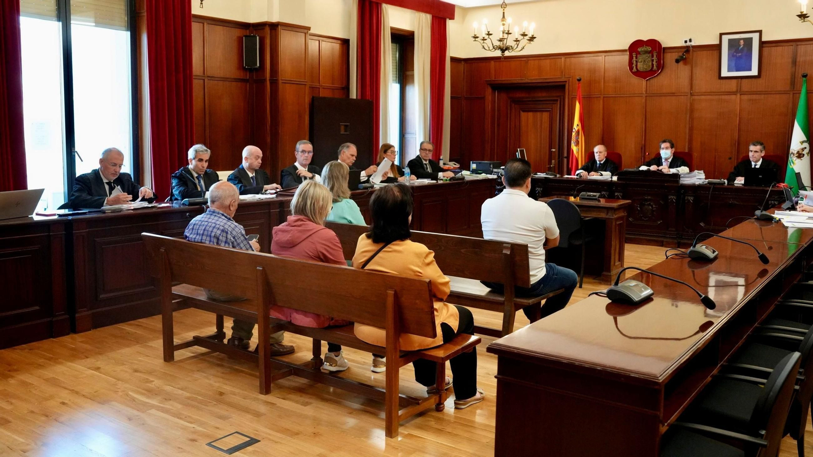 Panorámica de la primera sesión del juicio ERE de Río grande, celebrada el 12 de junio.