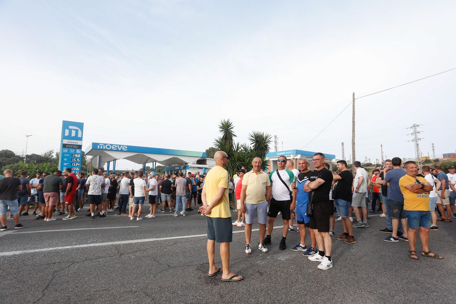 Fotos del segundo día de la huelga del metal en el Campo de Gibraltar