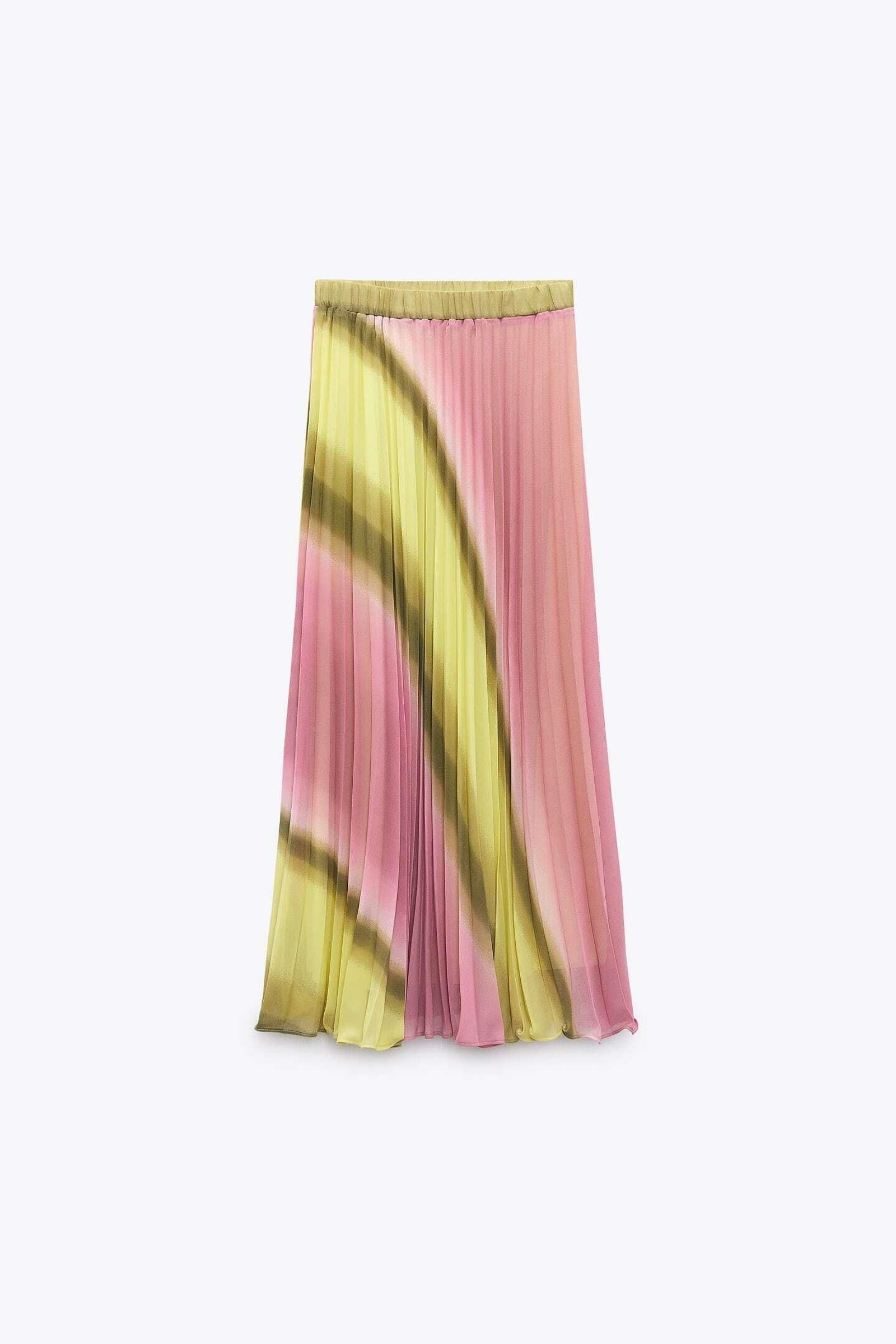 Falda tie dye de Zara.