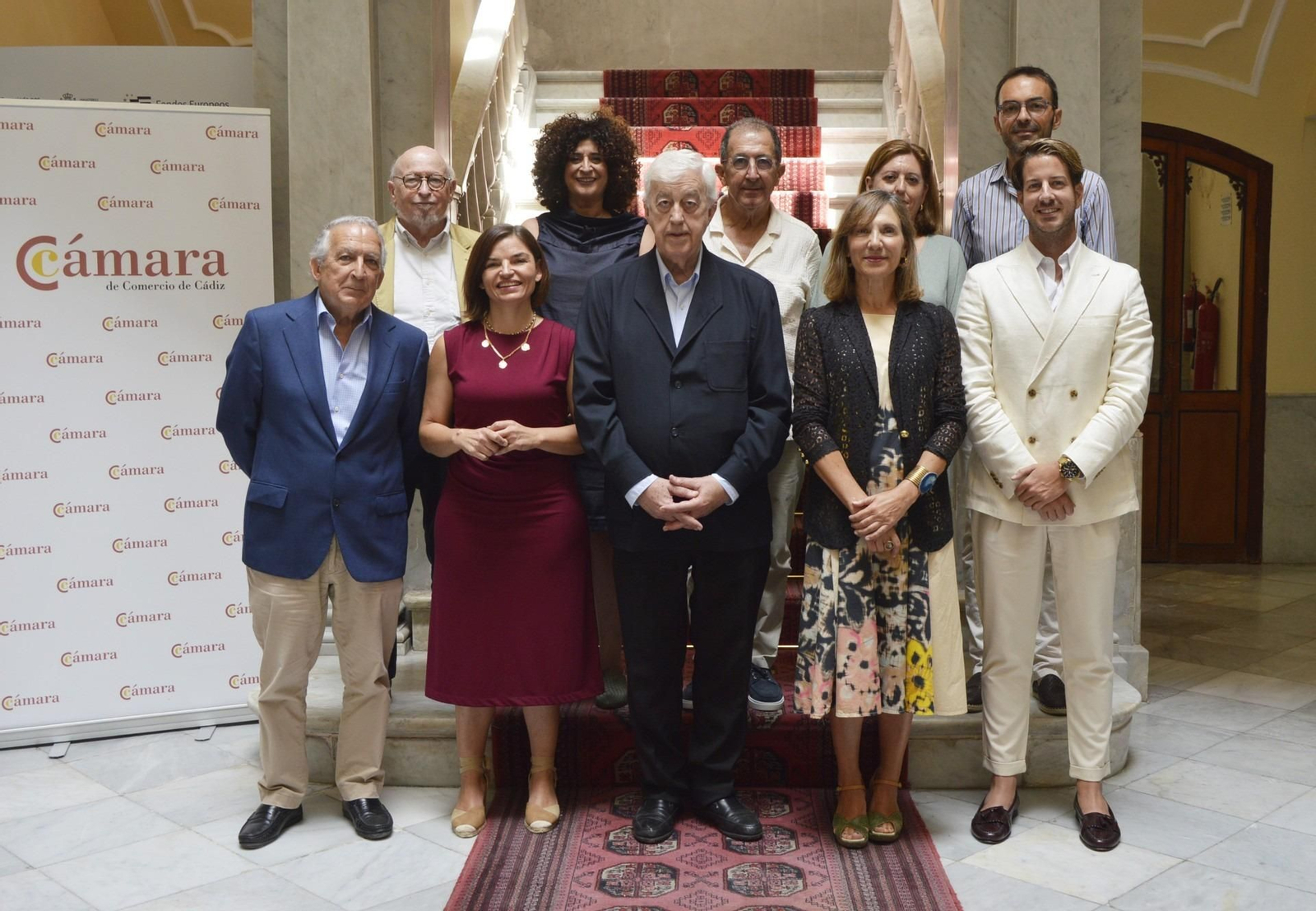 Los participantes en el foro.