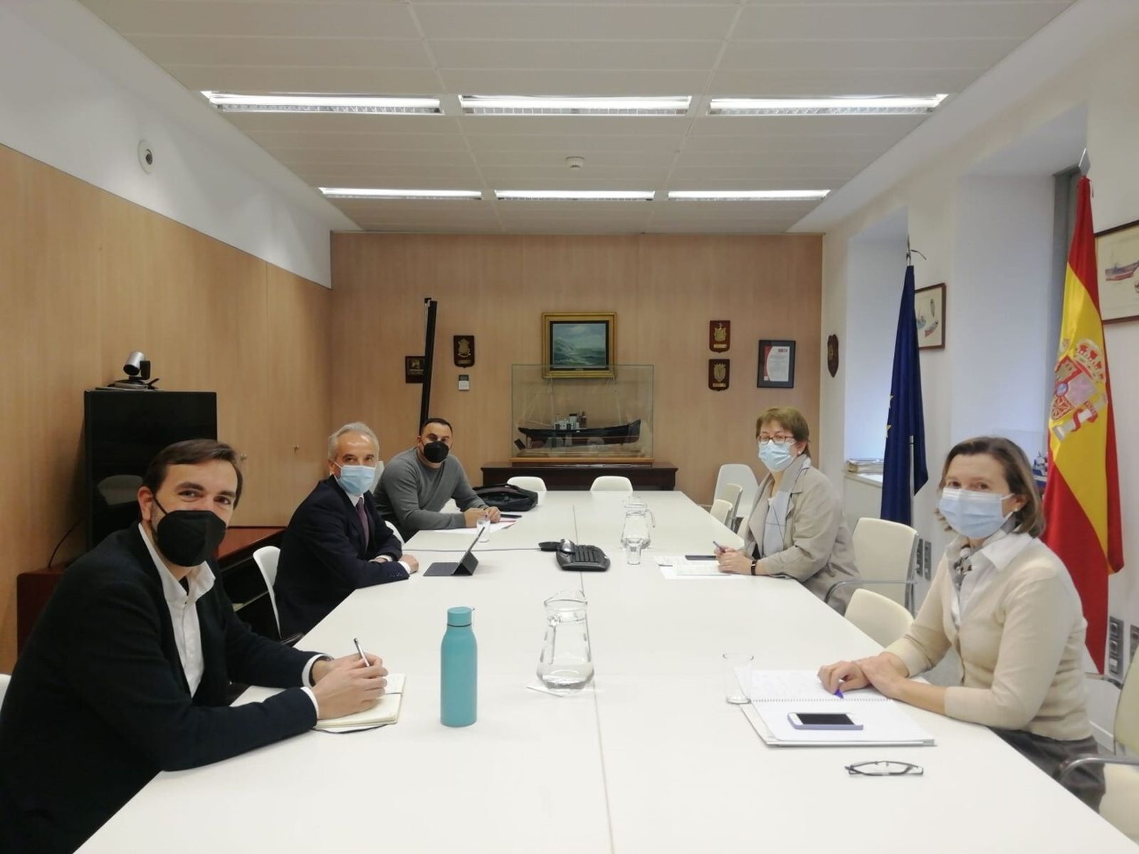 Los participantes en la reunión celebrada este miércoles en Madrid