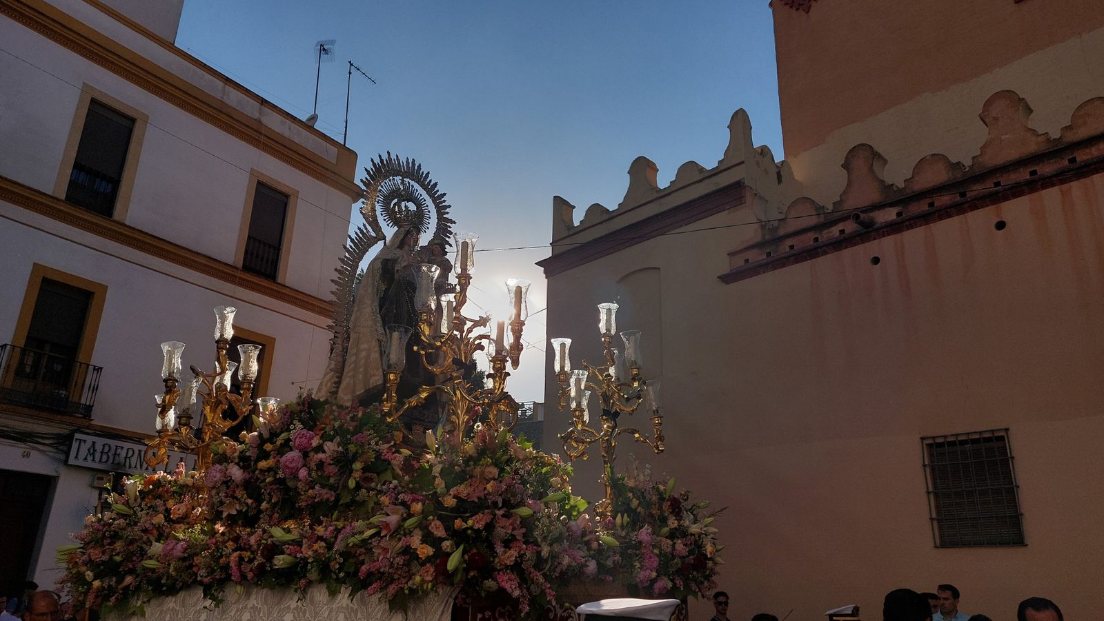 La Virgen del Carmen de Santa Ana el pasado sábado en su procesión