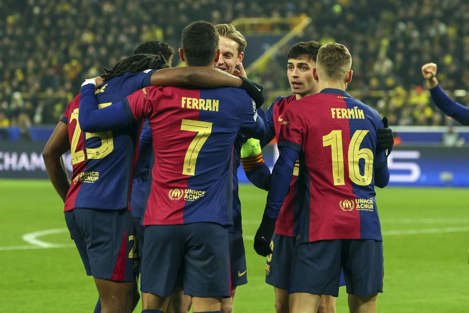 Las imágenes del Borussia Dortmund - Barcelona