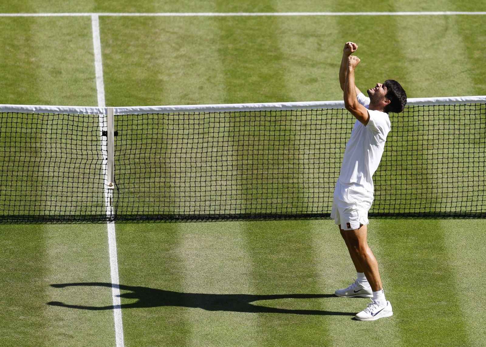Las fotos del pase de Alcaraz a la final de Wimbledon Las fotos del pase de Alcaraz a la final de Wimbledon