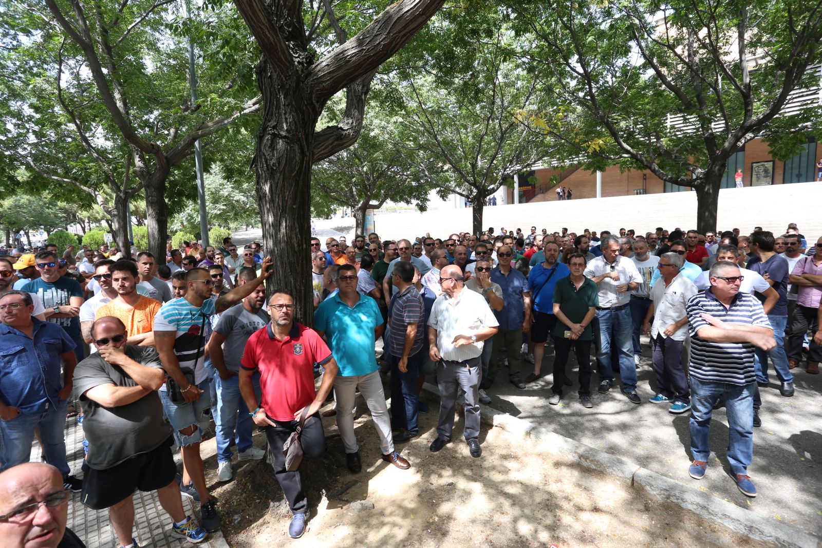 Asamblea de taxistas en Sevilla