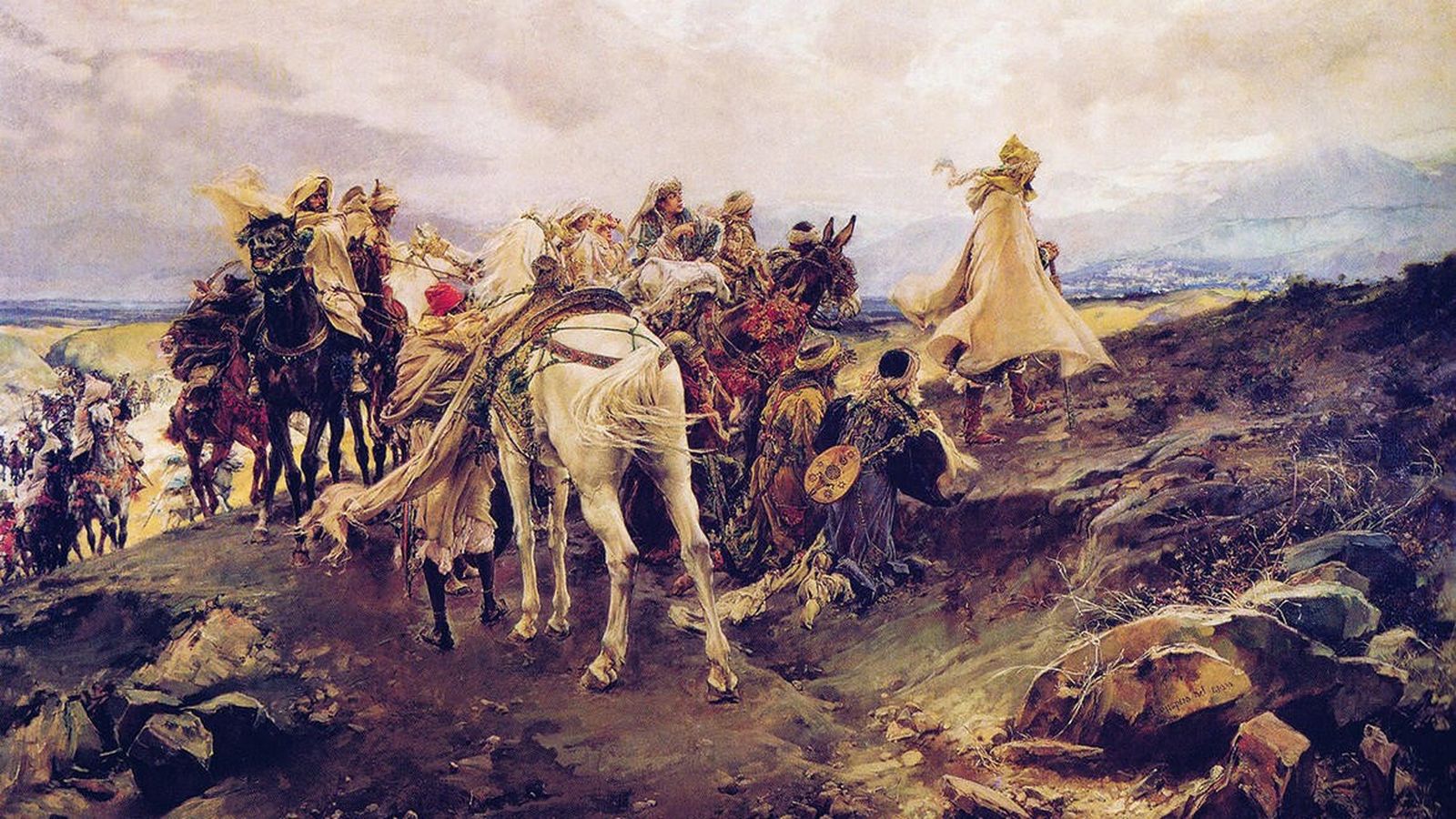 "El Supiro del Moro" de Francisco Pradilla.