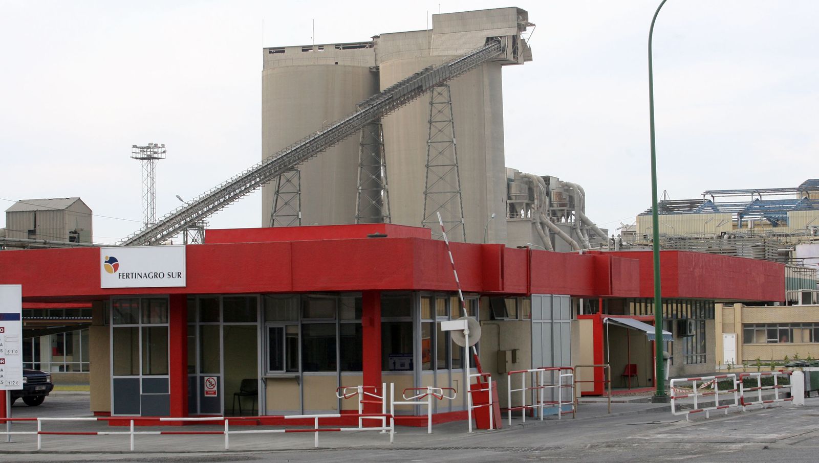 Instalaciones de Fertinagro Sur en Huelva