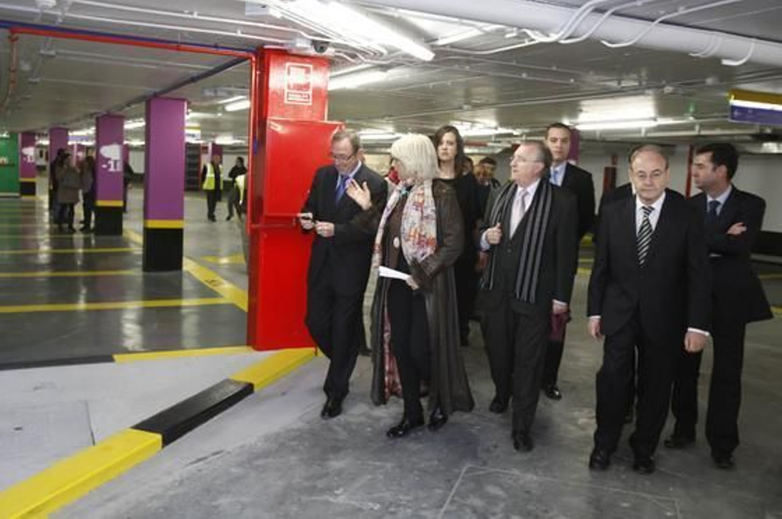 Teófila Martínez inaugura la ampliación del parking de Canalejas. 

Foto: Jesus Marin