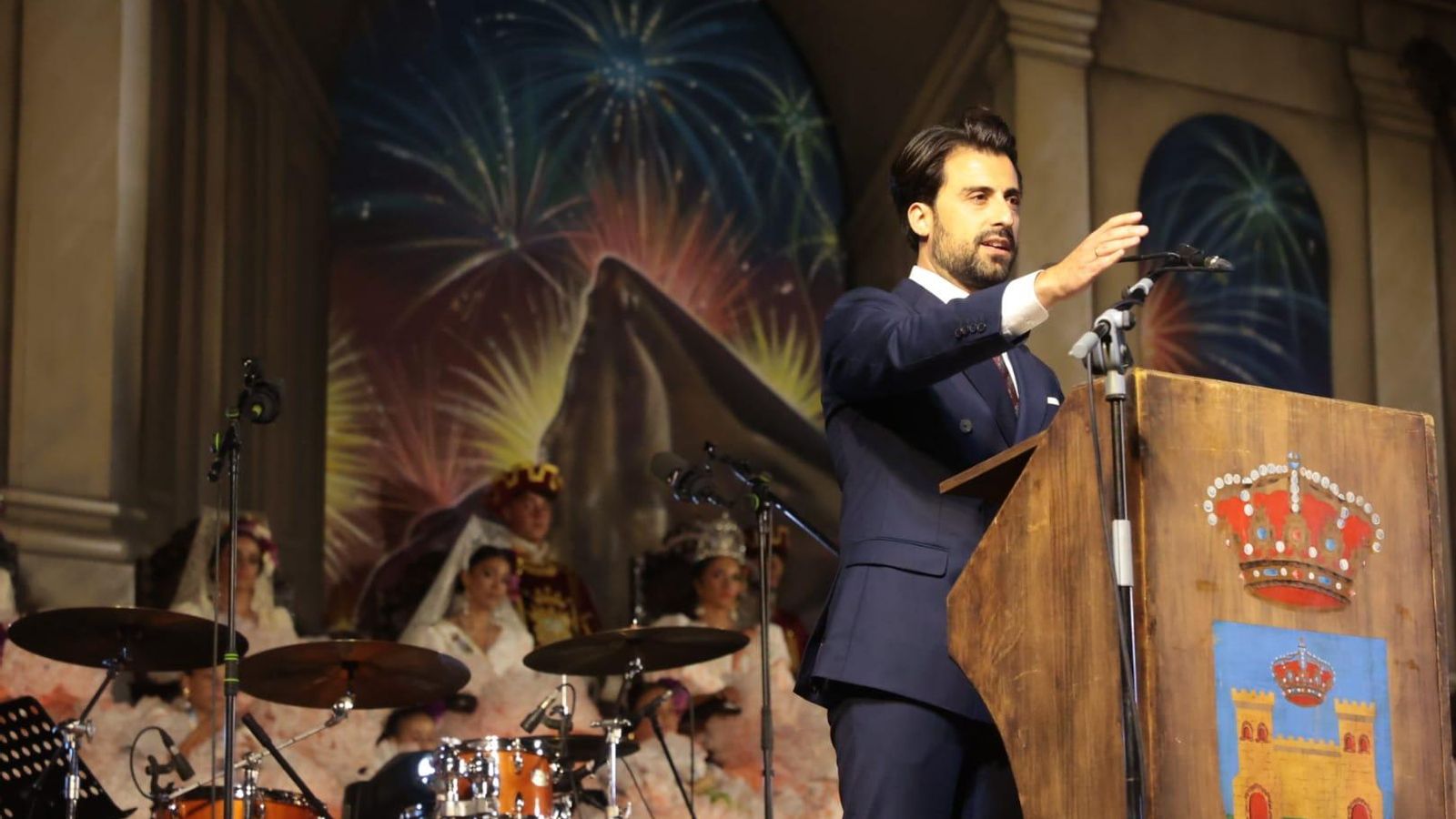 El pregonero Álvaro Picardo.