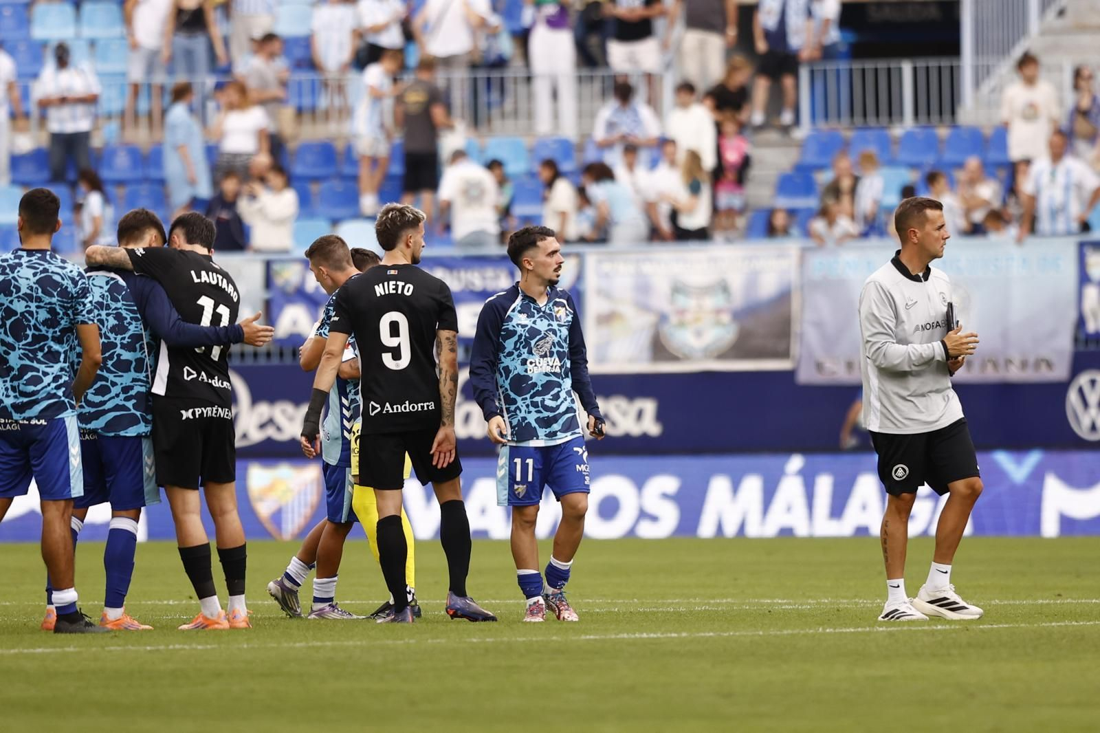 Las fotos del Málaga - Andorra