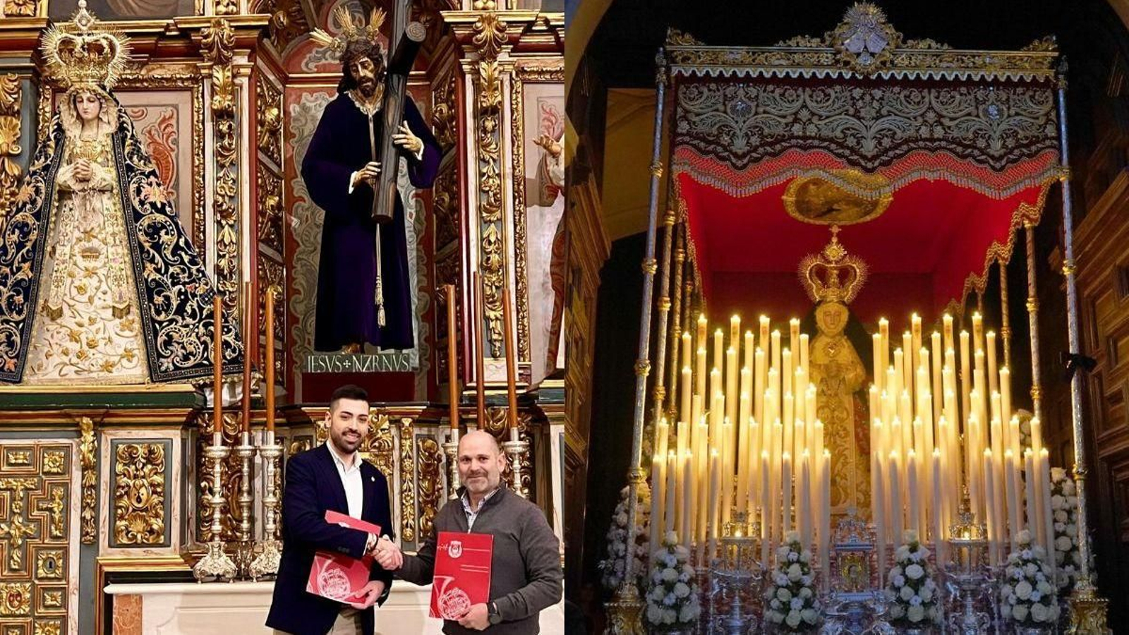 Renovación del contrato de la Virgen de la Merced de Granada