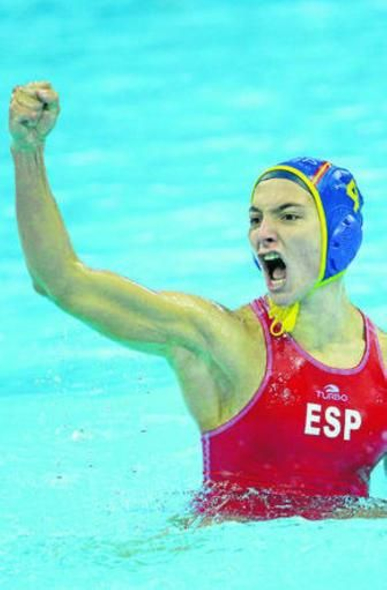 La española Roser Tarragó celebra uno de sus goles ante Hungría.