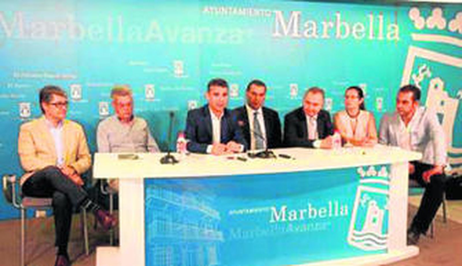 Presentación del proyecto del fondo Platinum Estates ayer en el Ayuntamiento de Marbella.