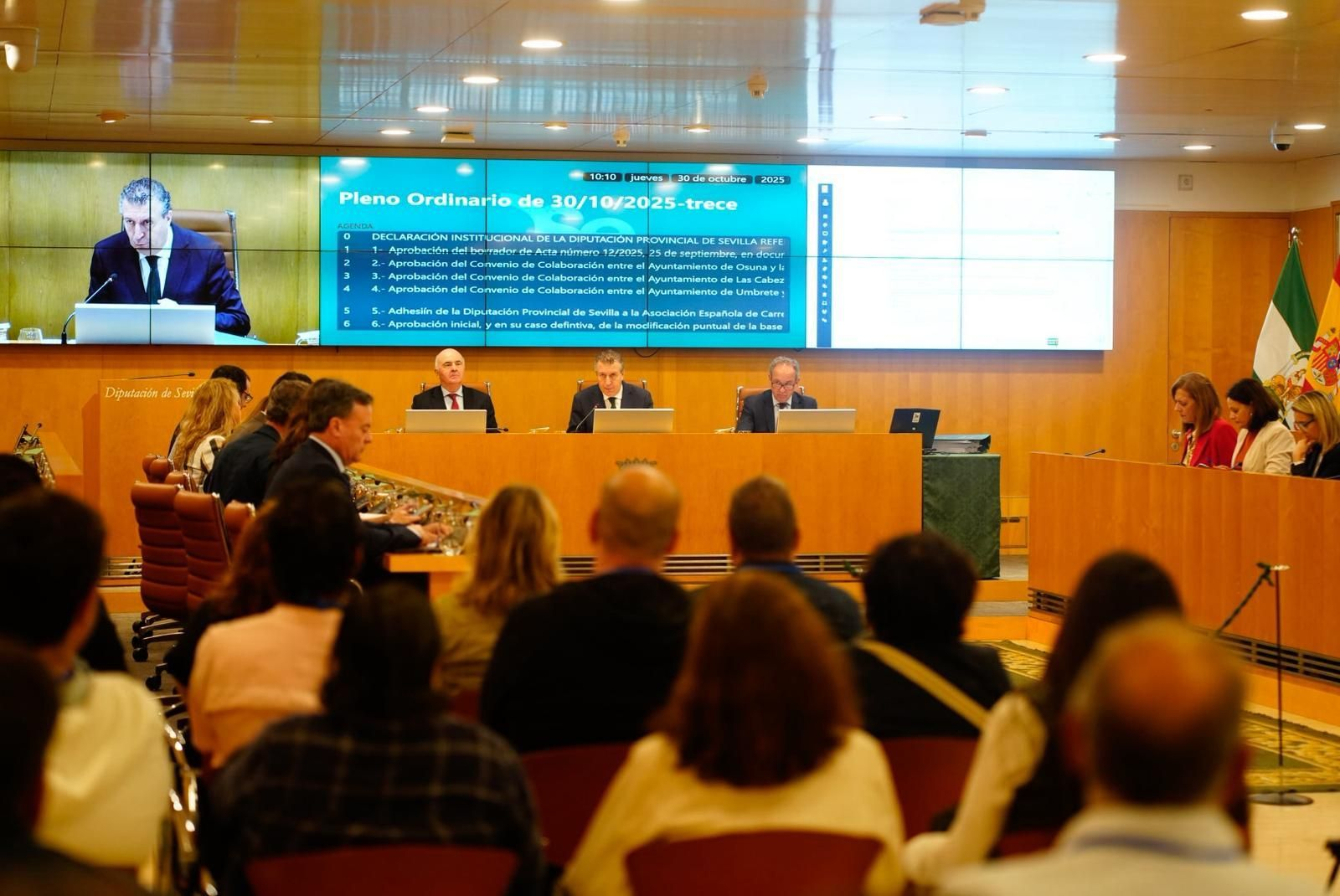 El Pleno de la Diputación de Sevilla
