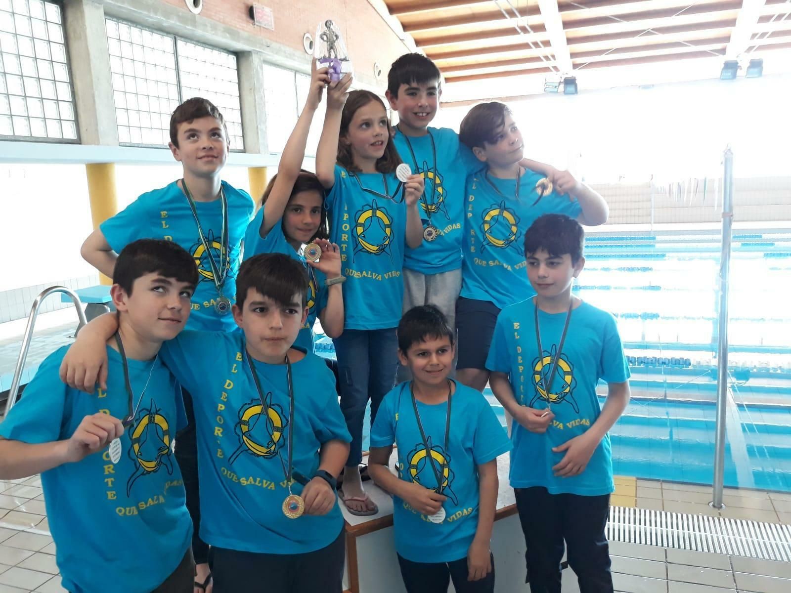 Miembros del Club Salvamento Algeciras en el II Trofeo Costa del Sol.