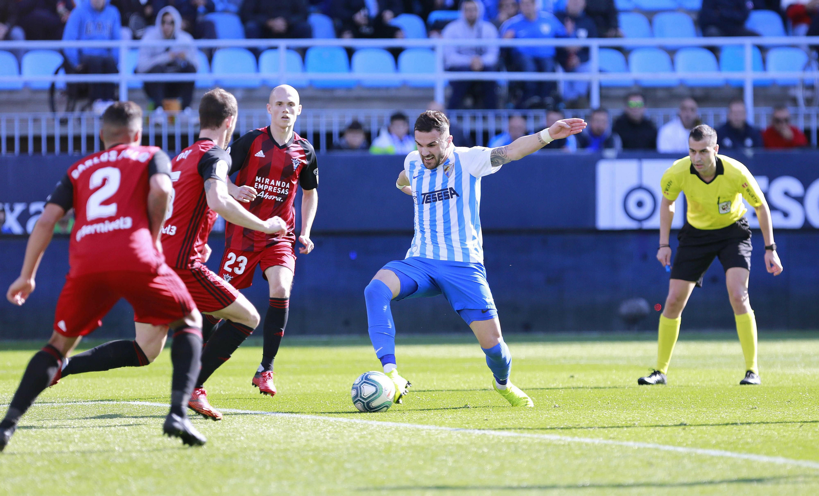 Las imágenes del Málaga CF - Mirandés Las imágenes del Málaga CF - Mirandés