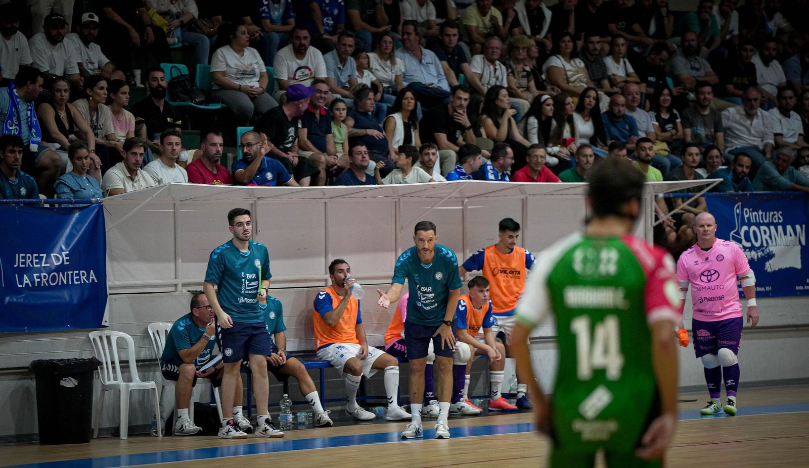 Imágenes del partido de futbolsala entre el Xerez Toyota - Cádiz Virgili