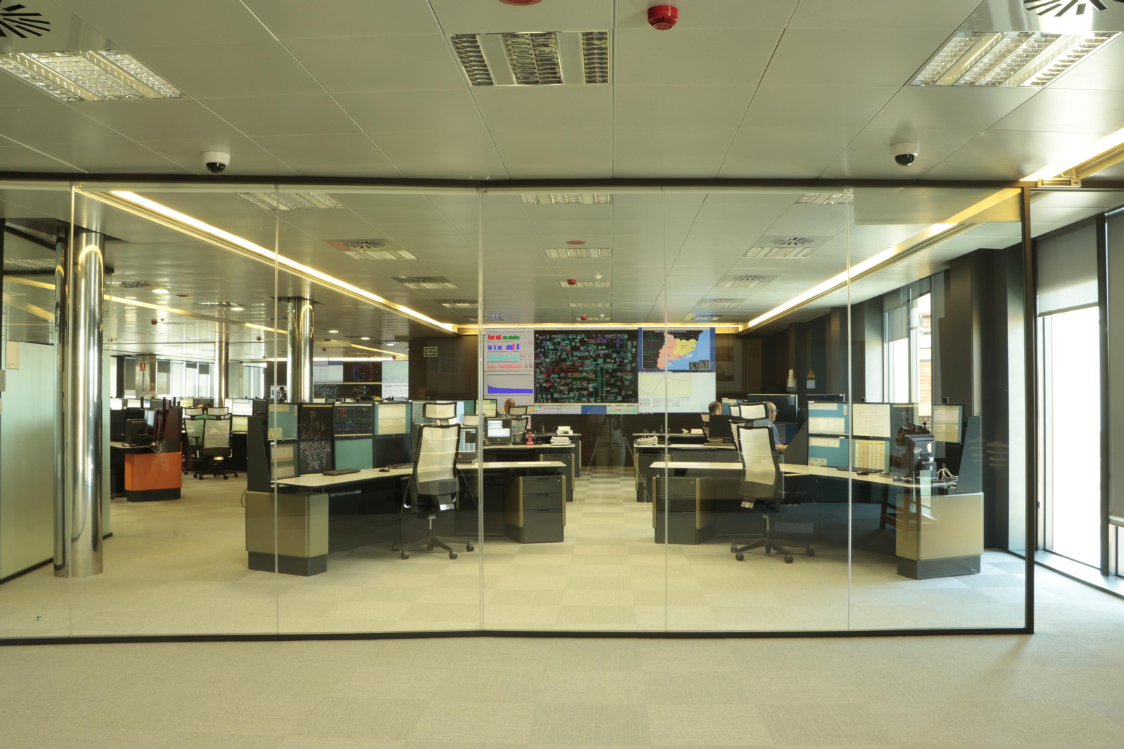 Un centro de control de Endesa