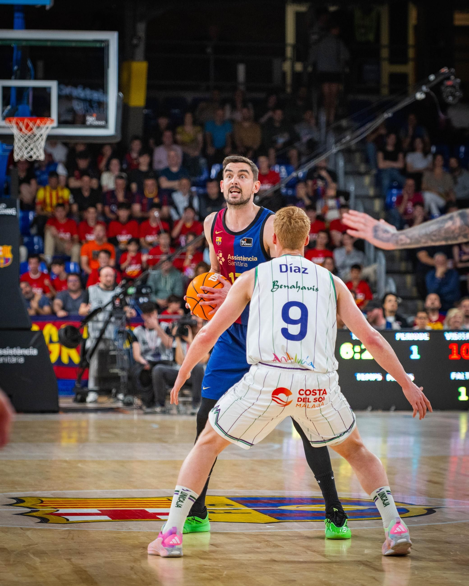 El Barcelona-Unicaja, en fotos