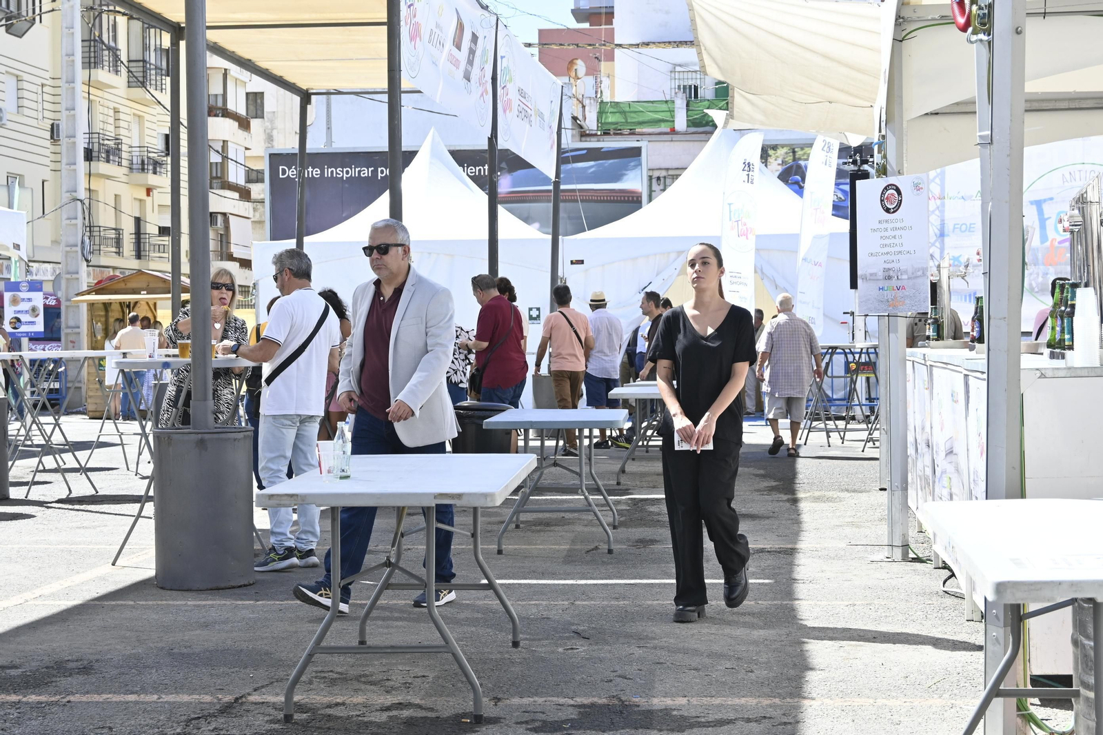 Las mejores imágenes de la inauguración de la Feria de la Tapa, en Huelva