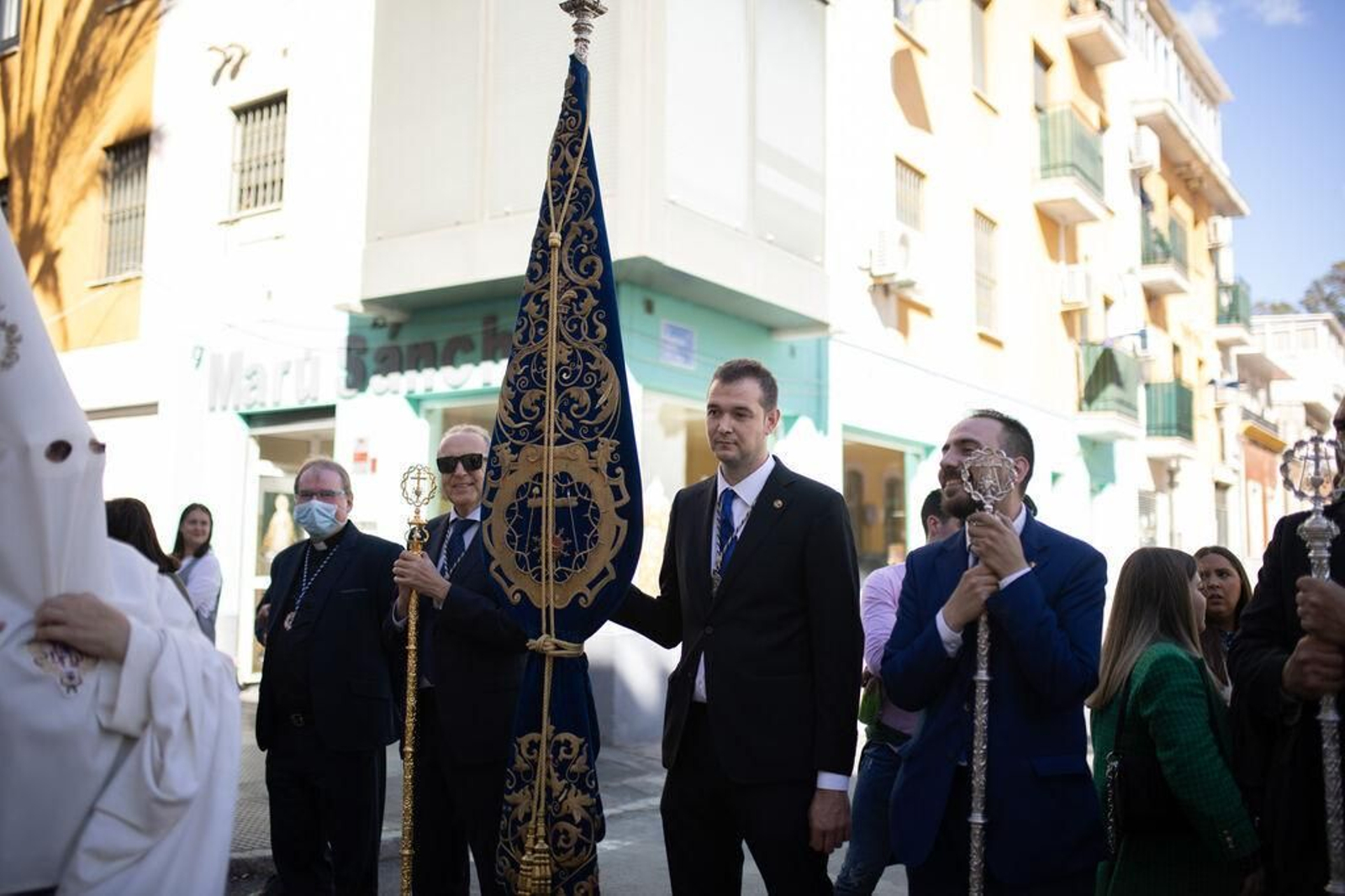 Cruz de Mayo de la Hermandad del Prendimiento (foto de la pasada Semana Santa)
