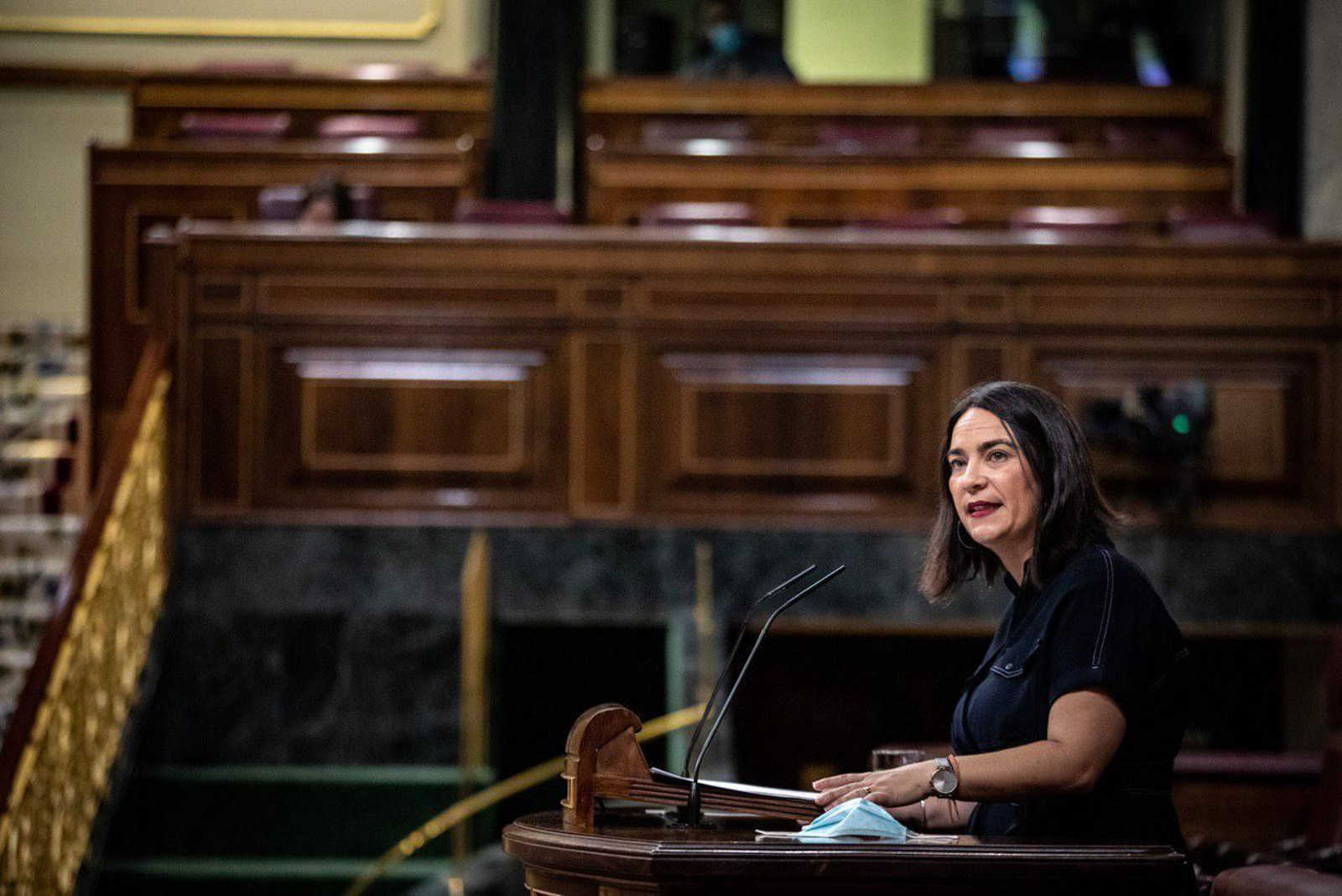 La diputada de Ciudadanos María del Carmen Martínez, en el Congreso