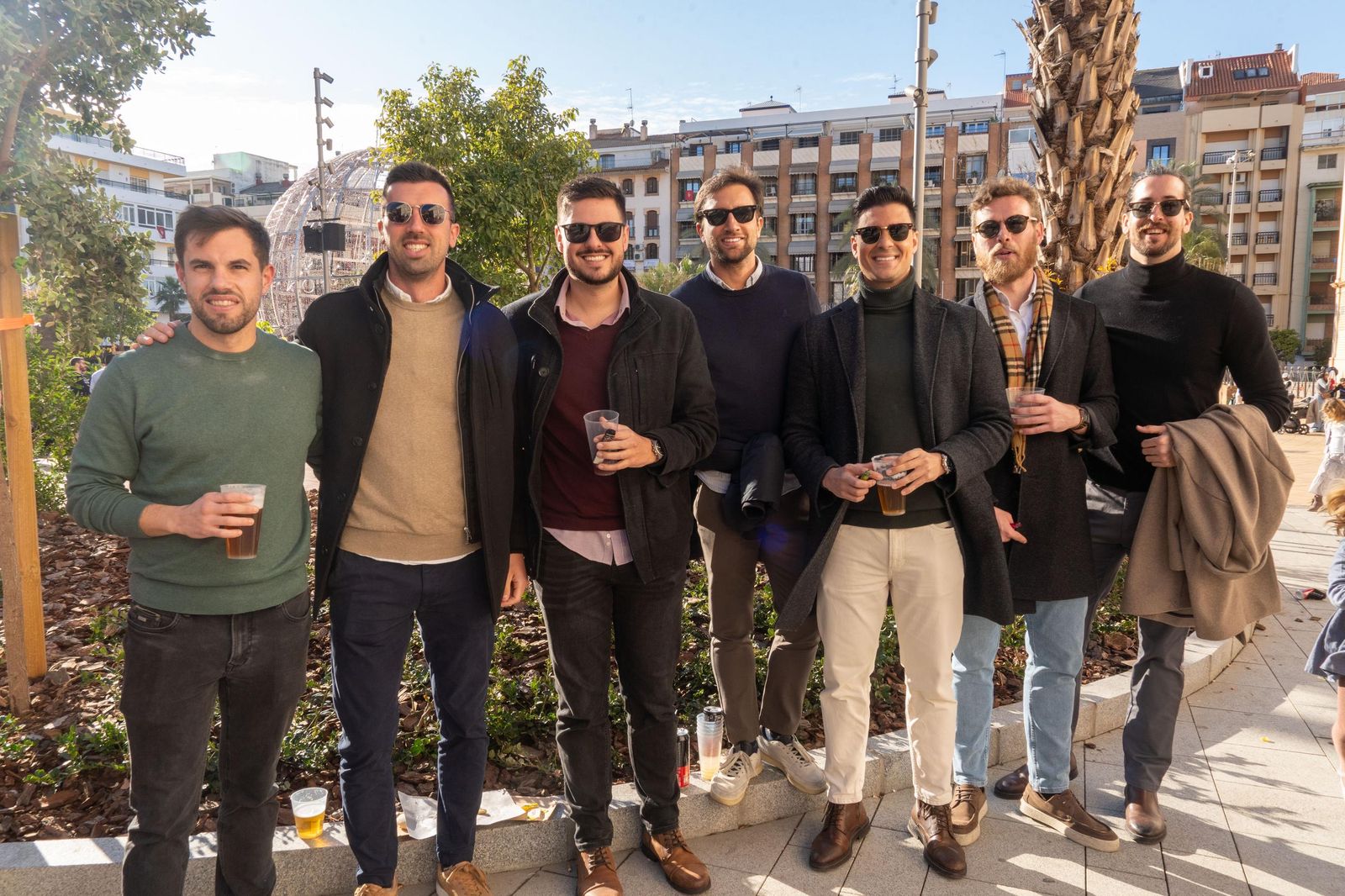 Imágenes de la fiesta del 31 de diciembre en las calles de Huelva