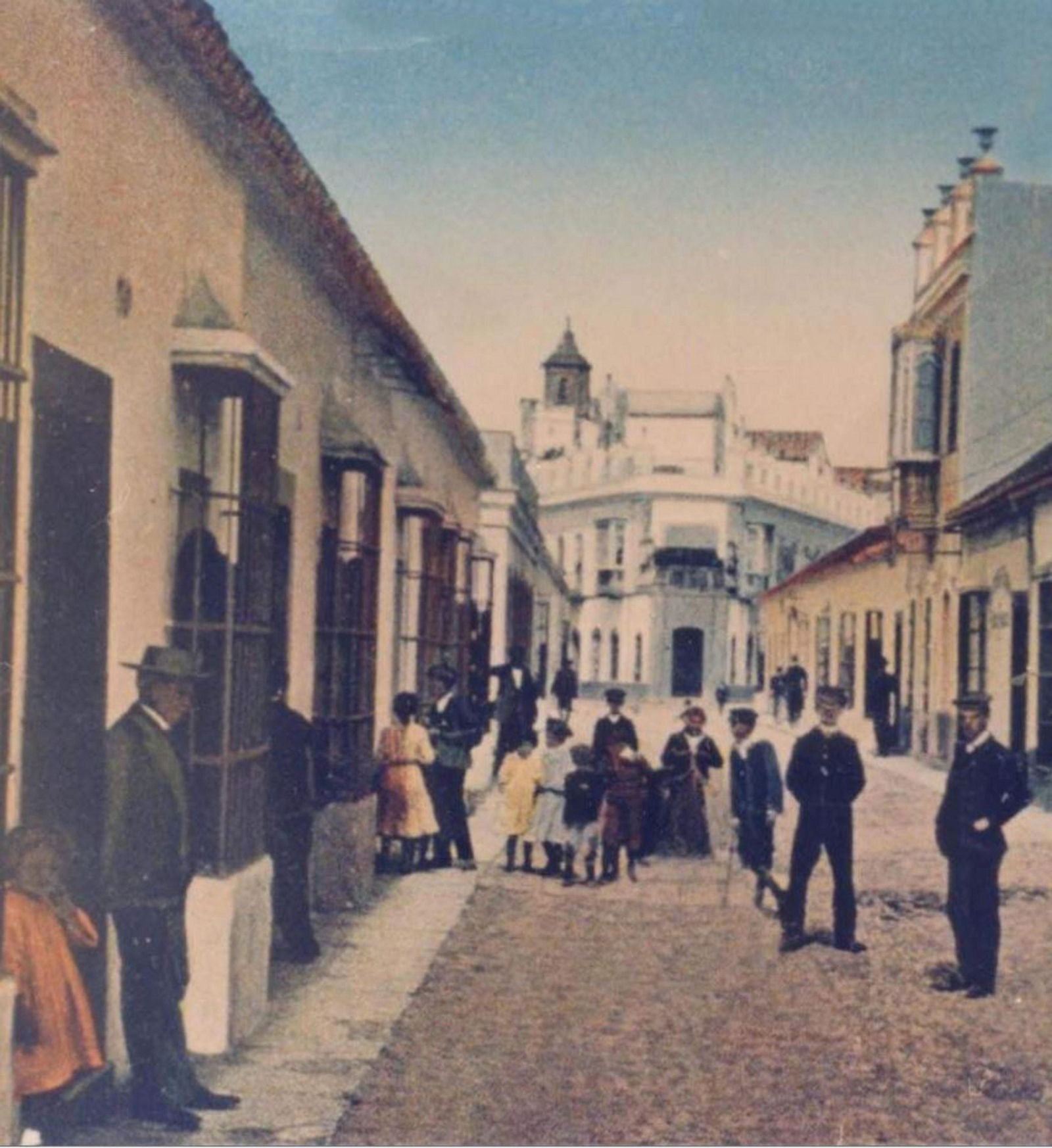 A pesar de la diaria imagen de las cabras los niños de la calle Ángel seguían sorprendiéndose ante los animales