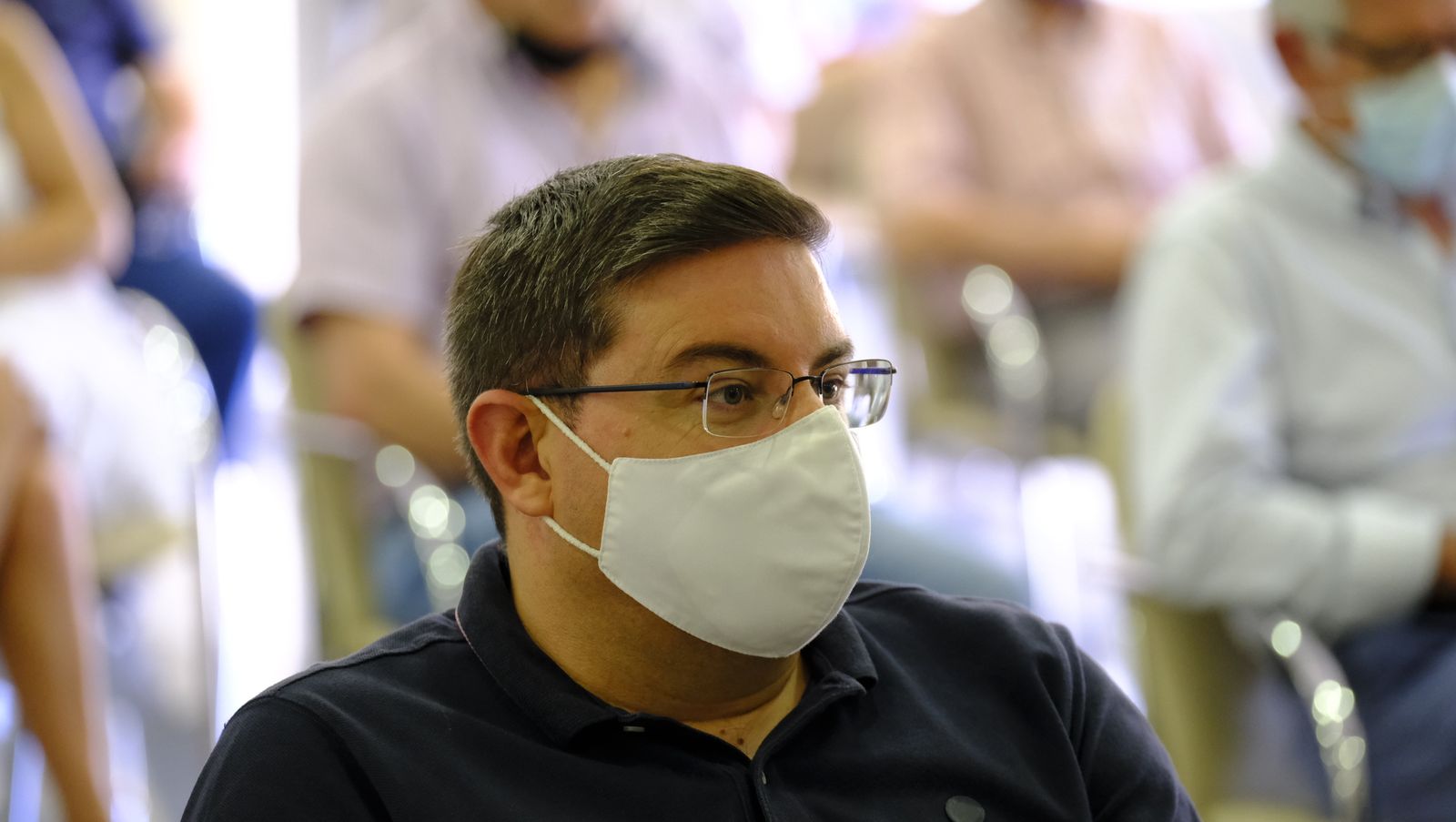 Juan Espadas, candidato a las primarias del PSOE, en Alhama y Bentarique. Almería